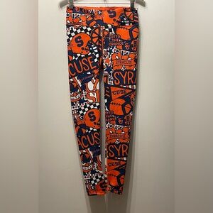 Syracuse Themed Leggings - Orange and Blue